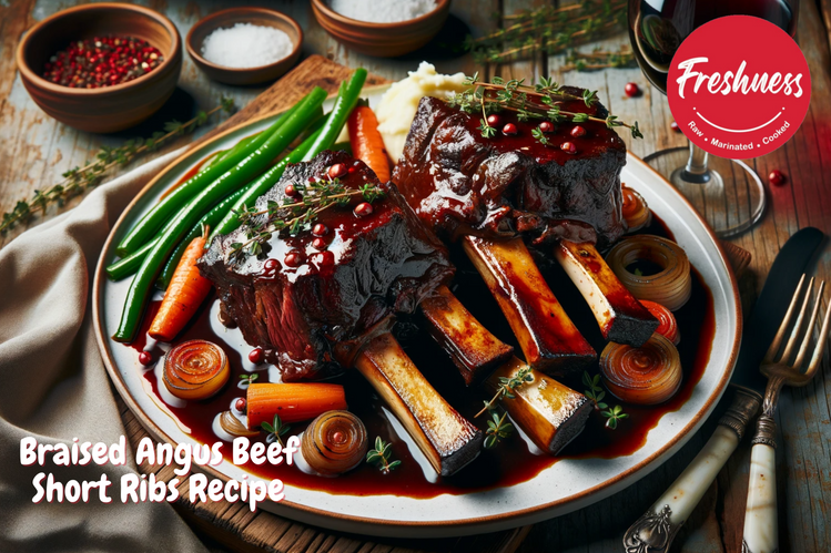Slow-Cooked Angus Beef Short Ribs – Freshness.ae
