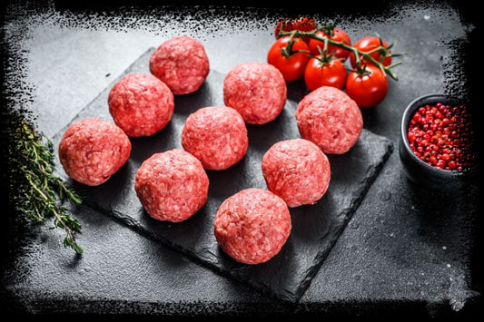 Grass-Fed Beef Meatballs, Australia Low-Fat (Dhs 49.41/kg) - Chilled