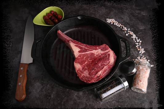 Angus Beef Prime Rib Cowboy Steak, Brazil (Dhs 161.42/kg) - Frozen