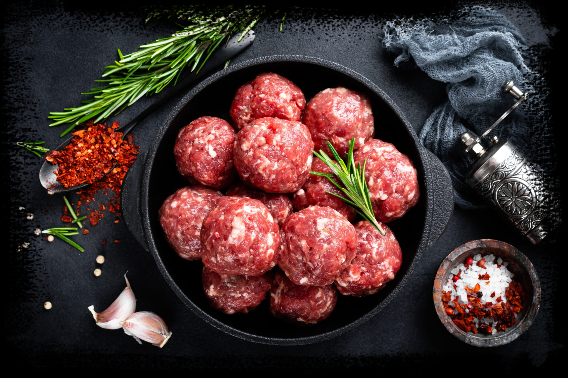Grass-Fed Beef Meatballs, Australia (Dhs 49.90/kg) - Chilled