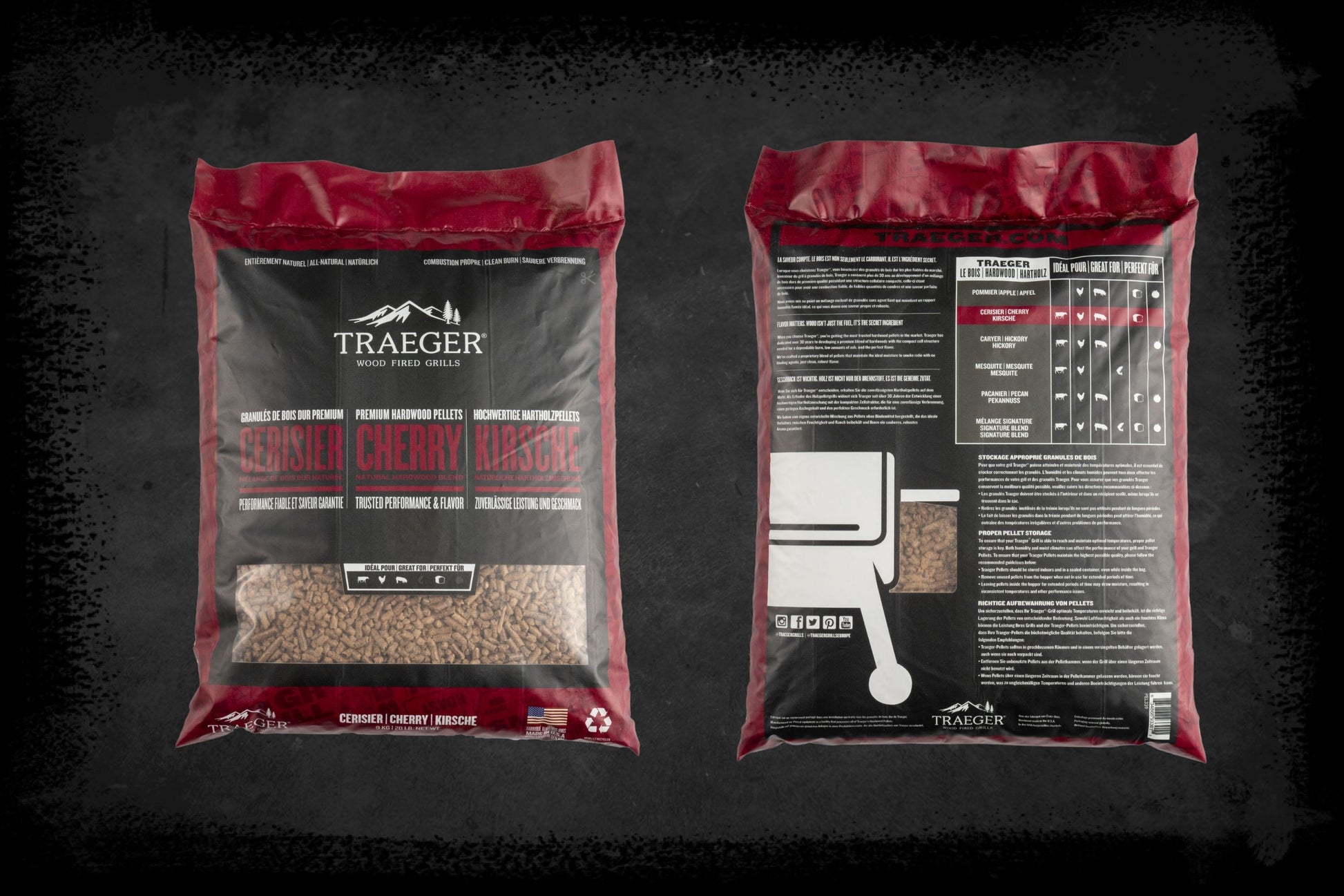 Traeger Cherry Wood Pellets (9kg)