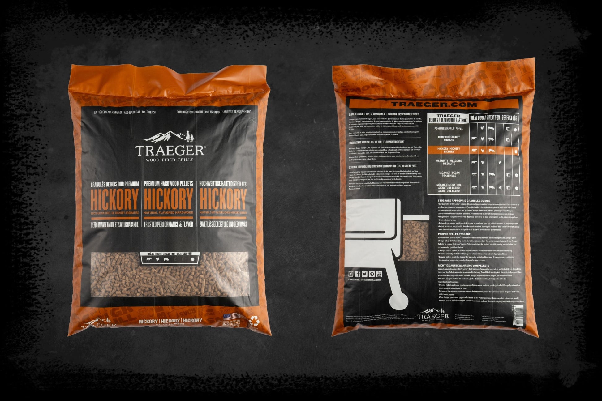 Traeger Hickory Pellets (9kg)