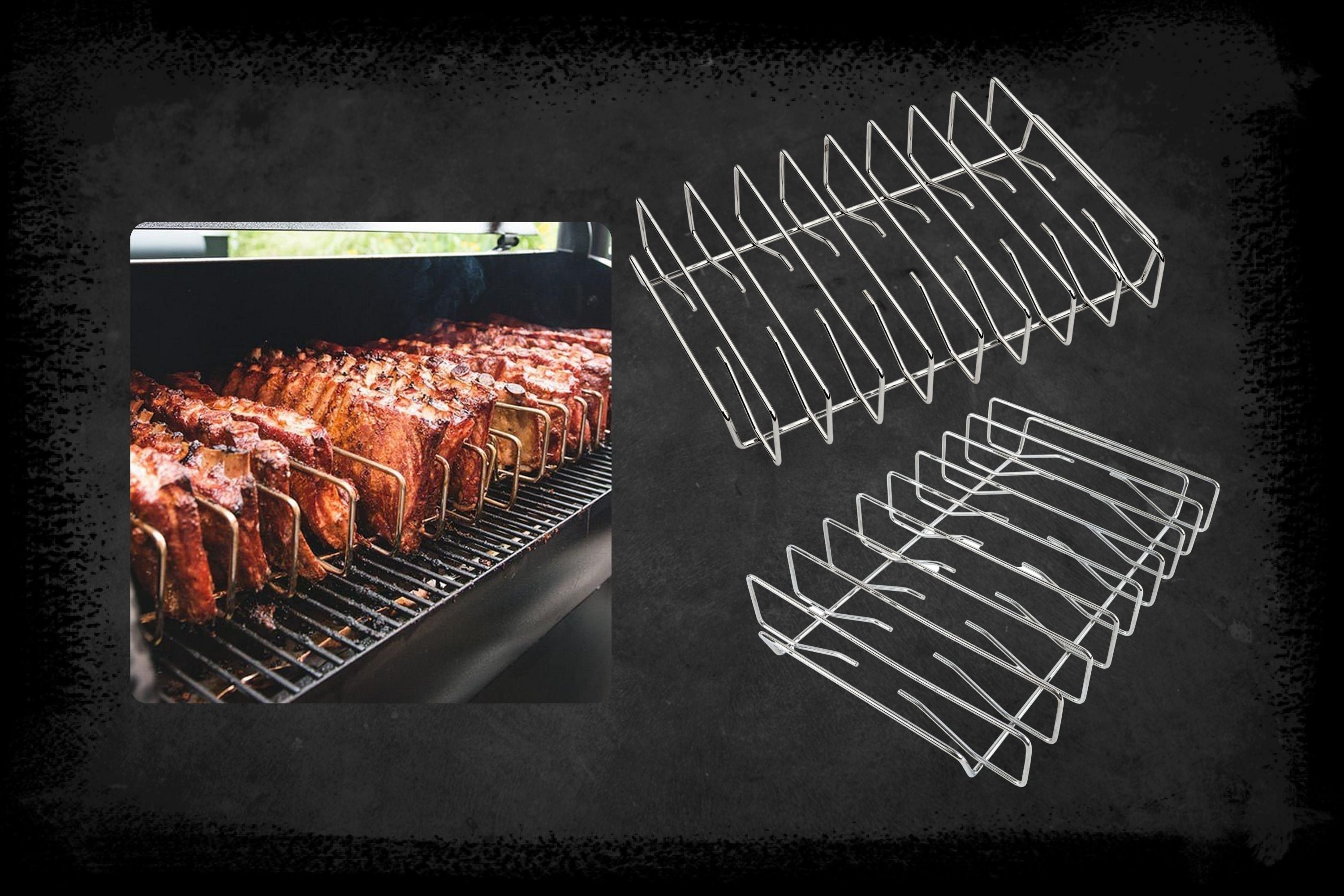 Freshness.ae | Meat Smoker Accessory UAE | Traeger Rib Rack