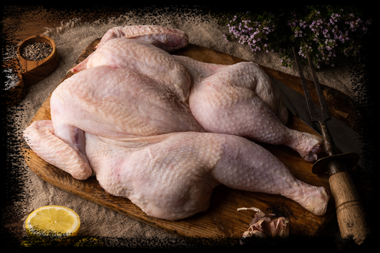 Whole Chicken, Spatchcock, Brazil (Dhs 26.90/kg) Approx. 1.1kg - Chilled